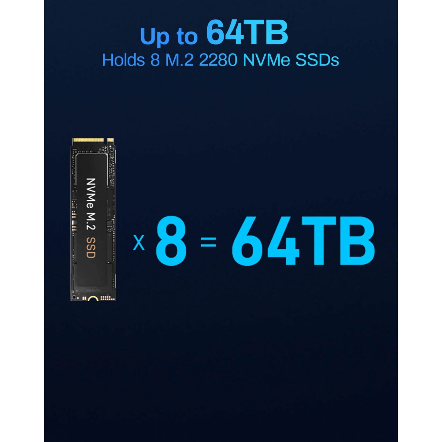 Terramaster f8 SSD più NAS (nero, 1x 10GBE, HDMI, USB)