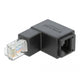 Adattatore Delock RJ-45 Cat.6 Plug> Socket, 90 °