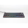 Ducky mecha pro sf, tastiera (nera, layout us, cherry mx speed silver, led rgb, 65%, pbt double-shot)
