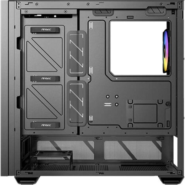 Custodia midi tower Antec p30 argb (colore legno nero | 2x USB-A | 1x USB-C | vetro temperato)