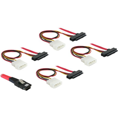 Delock Mini SAS 36 pin> 4x SAS 29 pines