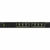 Switch Netgear Gigabit Ethernet a 8 porte Poe+ Essentials non gestito (gs308lp) (Nero, Poe da 60 Watt)