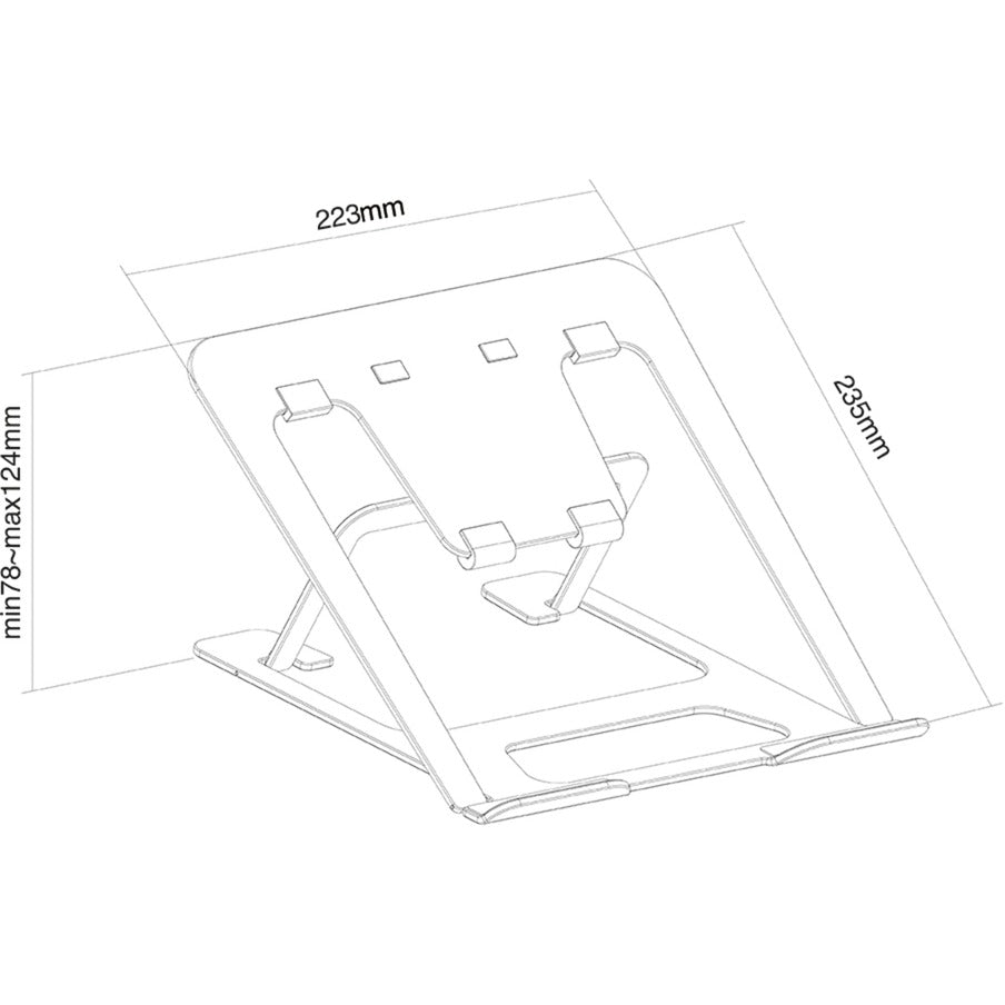Neomounts NSLS085GREY Foldable laptop standard