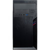 Inter-tech it-6502 romea mini tower behuizing (zwart | 2x usb-a)