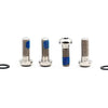 Juego de tornillos de titanio Oak Components m6x16 para adaptador de freno (4 piezas)