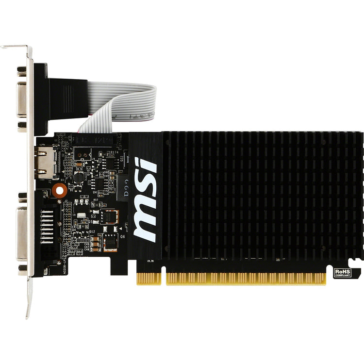 Scheda grafica MSI GT 710 2GD3H LP (VGA, DVI, HDMI, basso profilo)