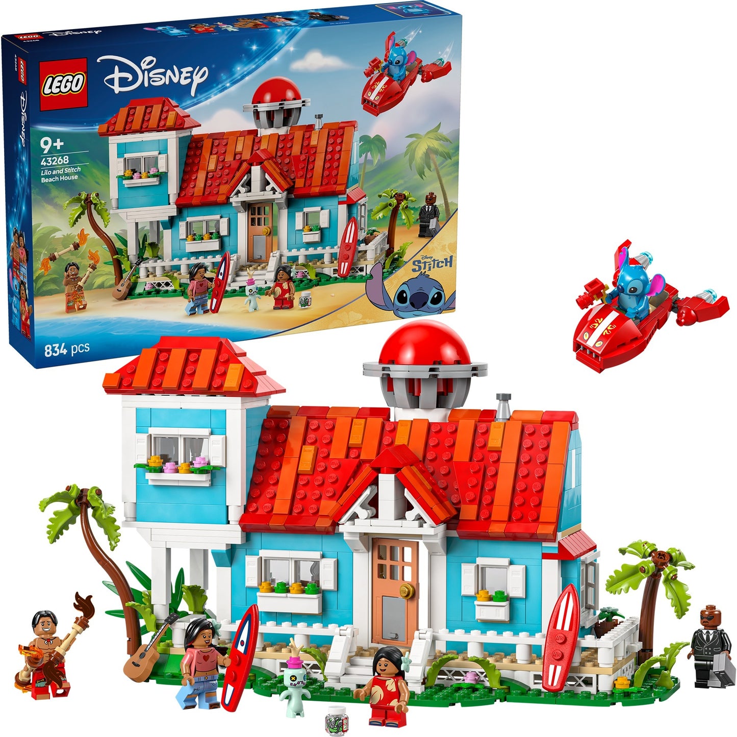 LEGO Disney 43268 Lilo y Stitch Strandhuis