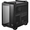 Asus tuf gaming gt502 plus midi tower behuizing (zwart | 2x usb-a | 1x usb-c | tempered glass)
