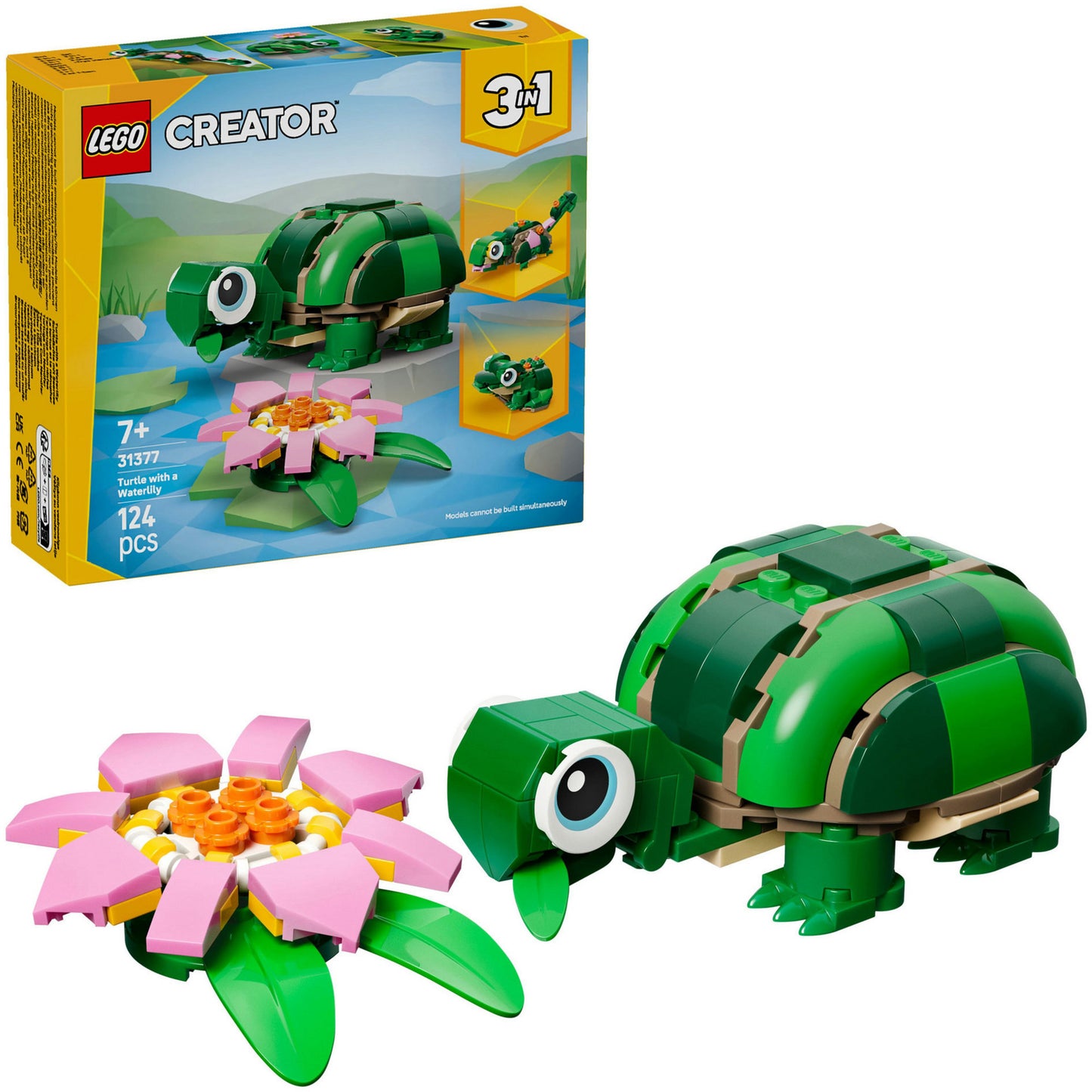 Lego Creator 31377 Tartaruga con ninfea | 2 pezzi