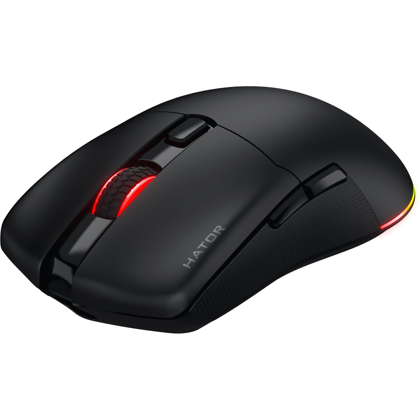Ratón inalámbrico para juegos Hator Pulsar 3 (negro, 400 - 11.000 ppp, RGB, 2,4 GHz Bluetooth 5.1 USB)