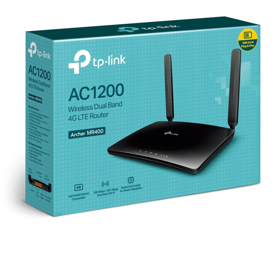 Router TP-Link AC1200 Wireless Dual-band 4G-LTE Archer MR