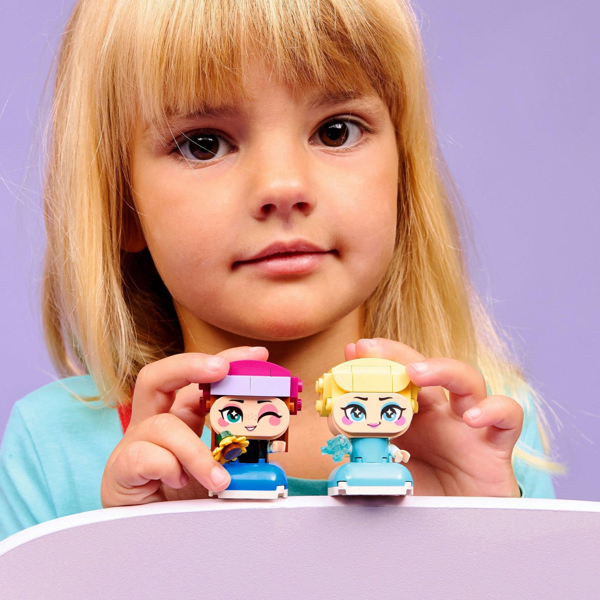 Lego princesas disney 43284 mini anna y elsa | 2 piezas