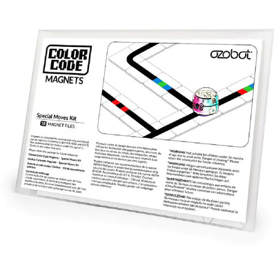 Imanes de código de color ozobot: conjunto de movimientos especiales