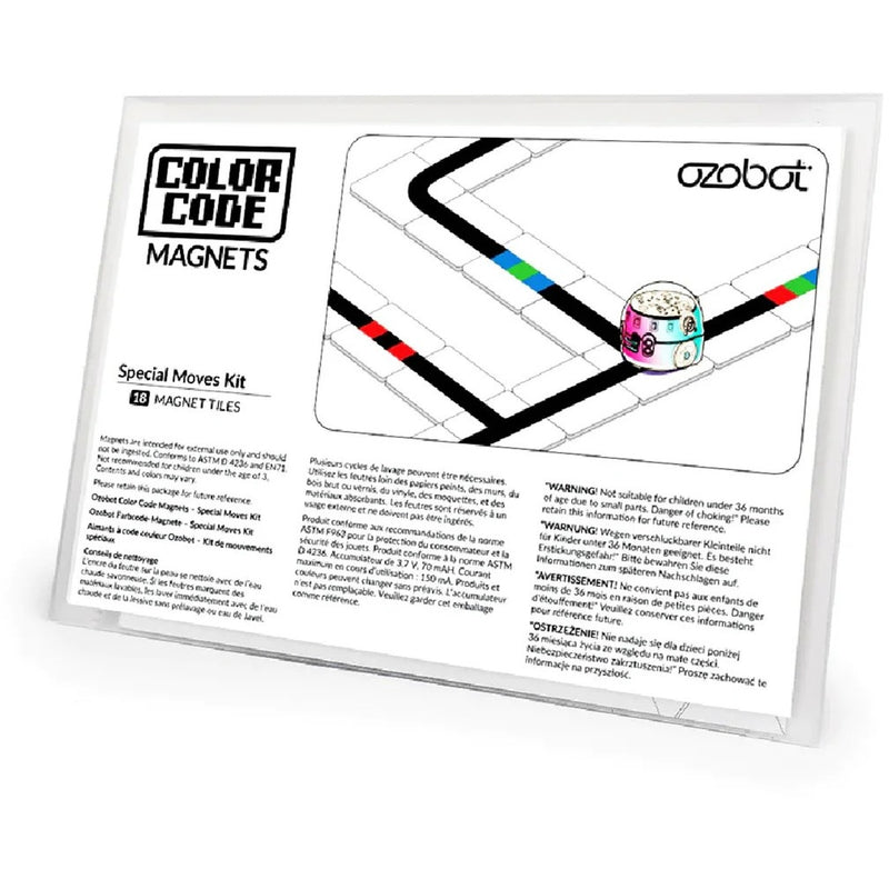 Ozobot Color Code Magnets: Special Moves Set