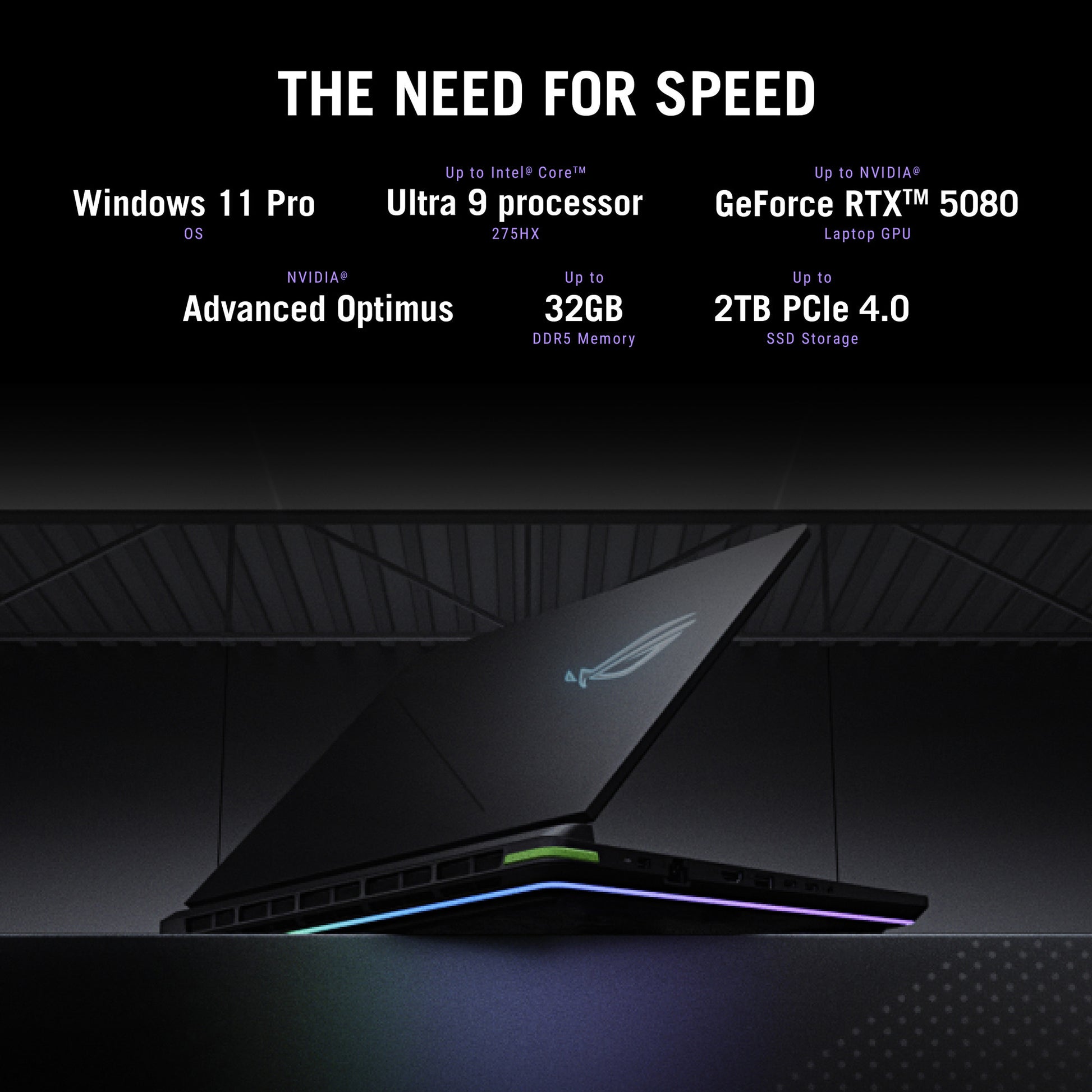 Laptop da gioco Asus rog strix g16 g615lp-s5016w 16 (nero grigio | core ultra 9 275hx | rtx 5070 | 32 GB | SSD da 1 TB)