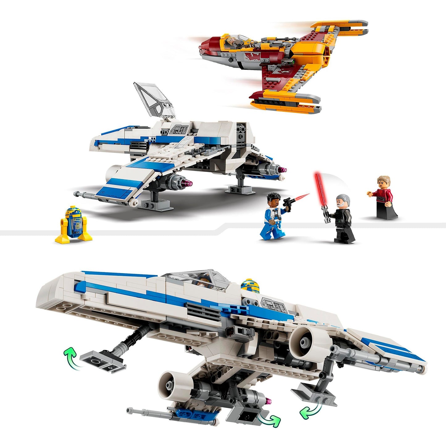 Lego Lego Star Wars 75364 Republic E-Wing vs. Set di astronavi di Shin Hati Starfighter