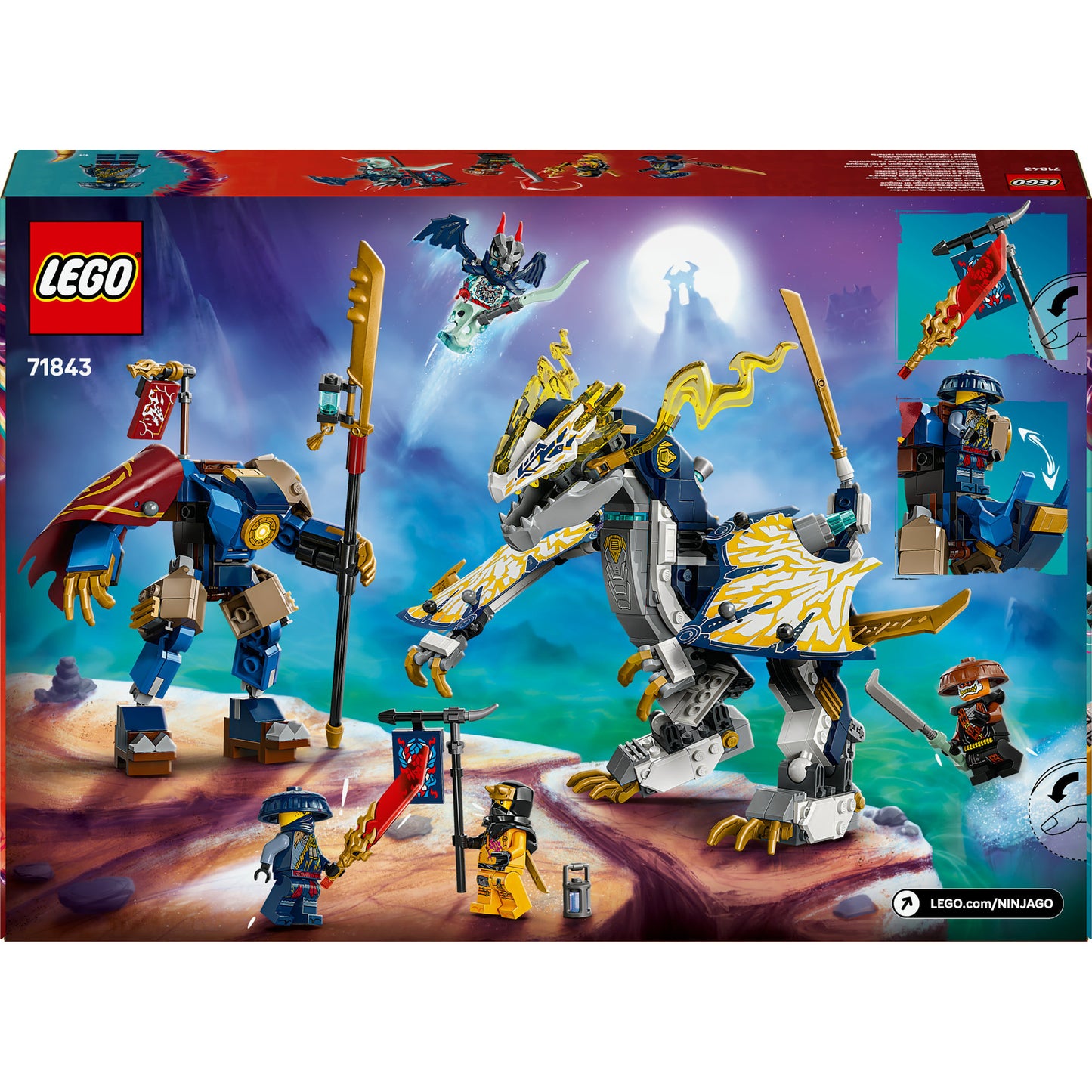LEGO 71843 Ninjago Rogue's Mecha Driver