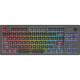 Montech mkey darkness tkl rgb mechanisch toetsenbord (zwart, us lay-out (qwerty), gateron g pro yellow, 80% (tkl), hot-swappable, rgb, pbt) - afbeelding 3