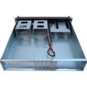 Inter-tech 2u-2098-sk rack behuizing (zwart | 2x usb-a) - afbeelding 4