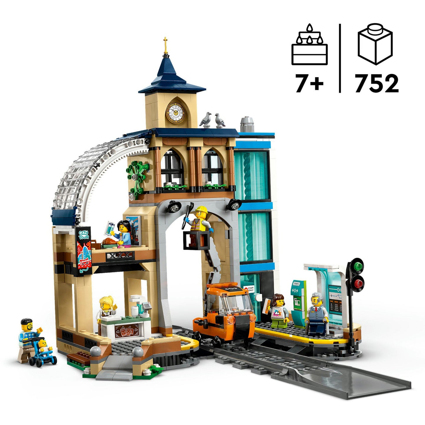 Accogliente LEGO 60469 City Trains Central Station