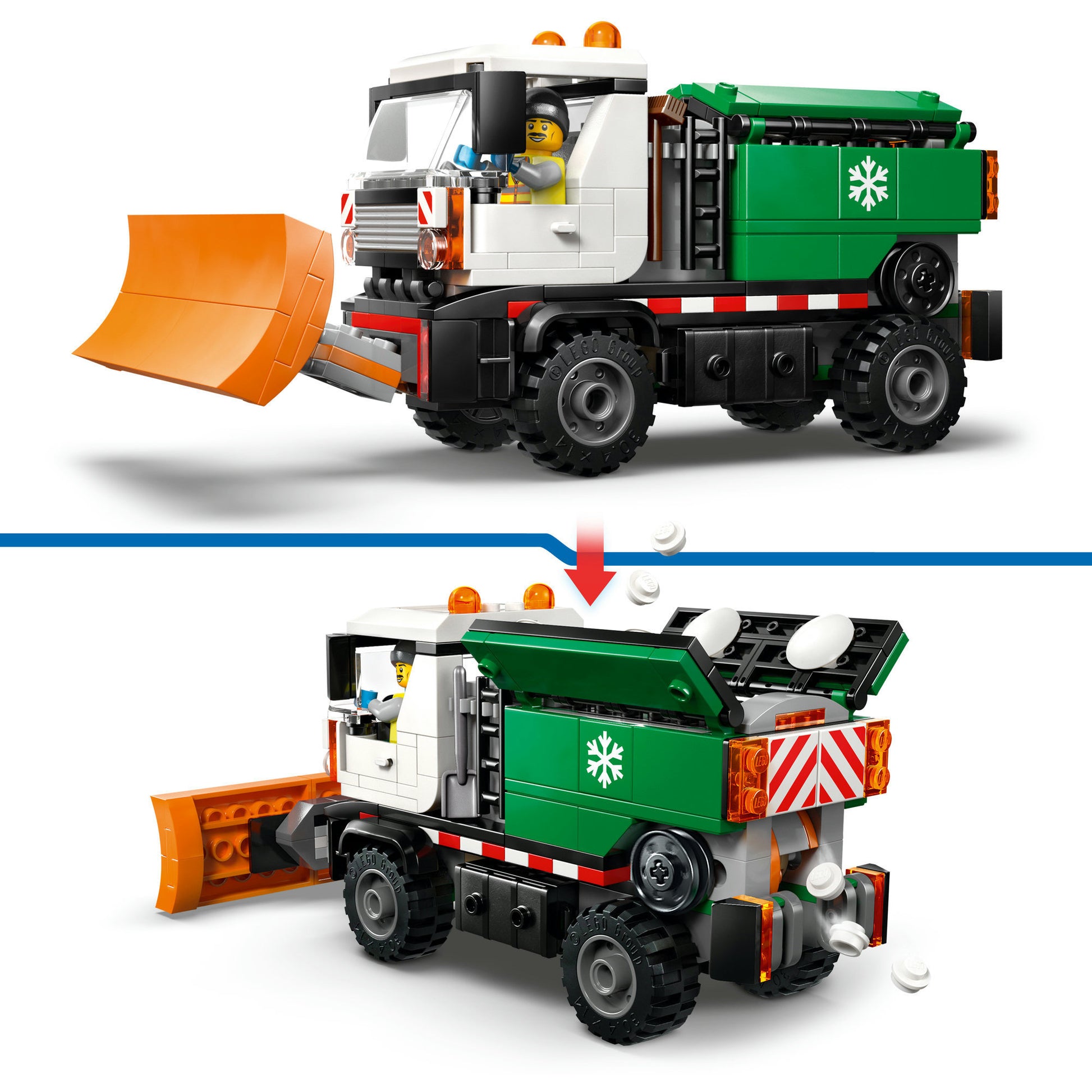 Lego city grandes vehículos 60490 quitanieves