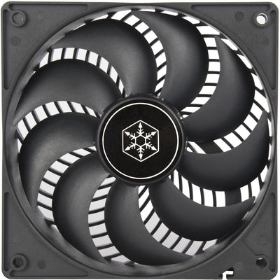 Silverstone air penetrator 120i case fan (zwart, 120 x 120 x 25 mm)