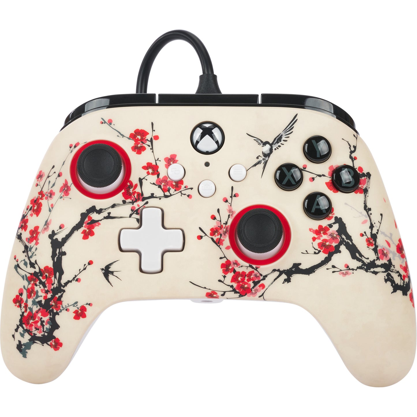 Controller Powera Advantage con cavo per xbox serie x|s - Warrior's Nirvana (magnolia white, xbox serie x|s, xbox one, PC)