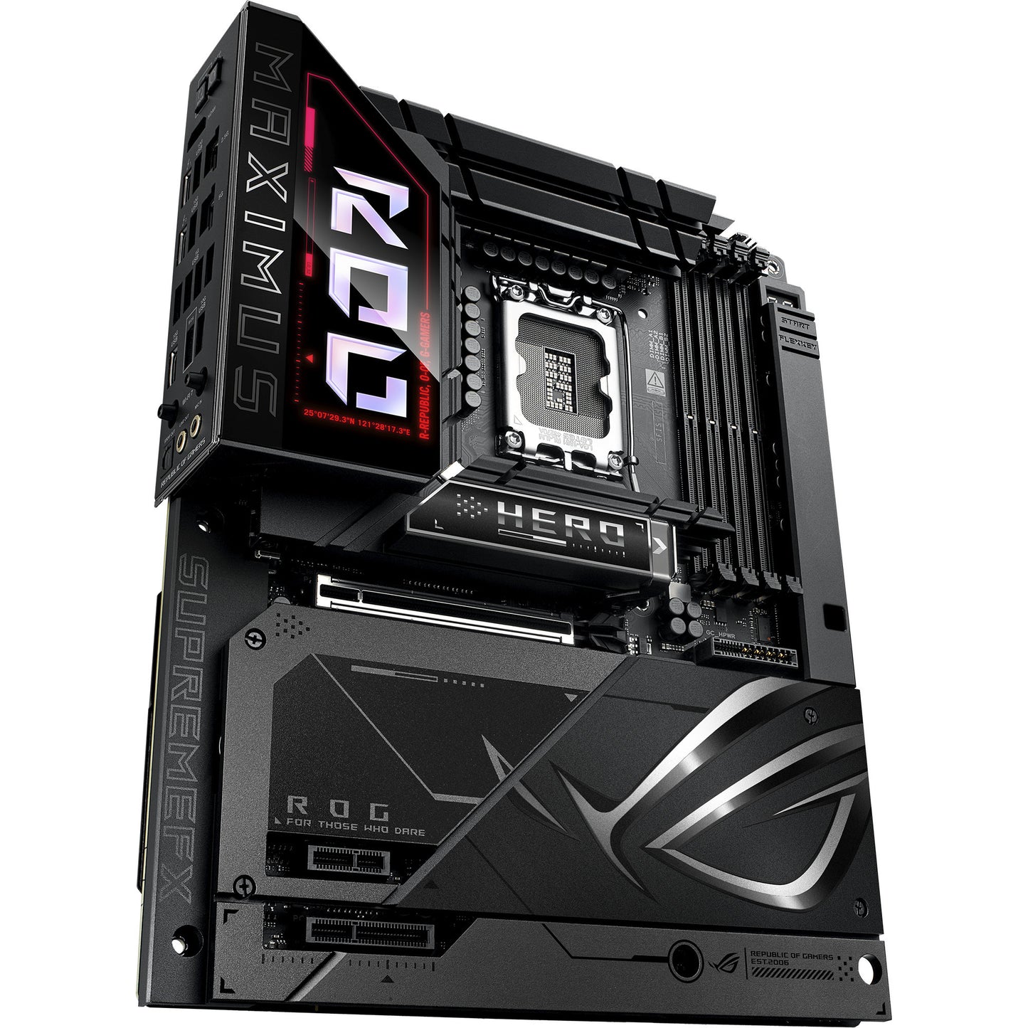 Placa base Asus Rrog Maximus Z890 Hero BTF Socket 1851 (negra, RAID, 5 GB-LAN, Wi-Fi 7, BT, Sonido, ATX)