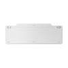 Lenovo 800 self-charging bluetooth keyboard (wit, us lay-out (qwerty), plunger, 100%, plunger switch, bluetooth 5.1, usb-c)