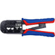 Knipex krimptang 97 51 10 sb (blauw rood, rj-11 12 en rj-45 stekker)