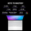 Asus Rog Zephyrus G14 Ga403um-QS024W 14 Copilot+ Laptop da gioco (Bianco | Ryzen 9 270 | RTX 5060 | 16 GB | SSD da 1 TB | OLED)