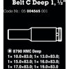 Waa Belt C Deep 1 Cap set, 1 2