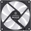 Silverstone shark force 120 argb case fan (zwart, 120 x 120 x 25 mm, pwm)
