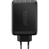 Goobay 100w gan usb-c pd multiport snellader (zwart, 3x usb-c, 1x usb-a) - afbeelding 3
