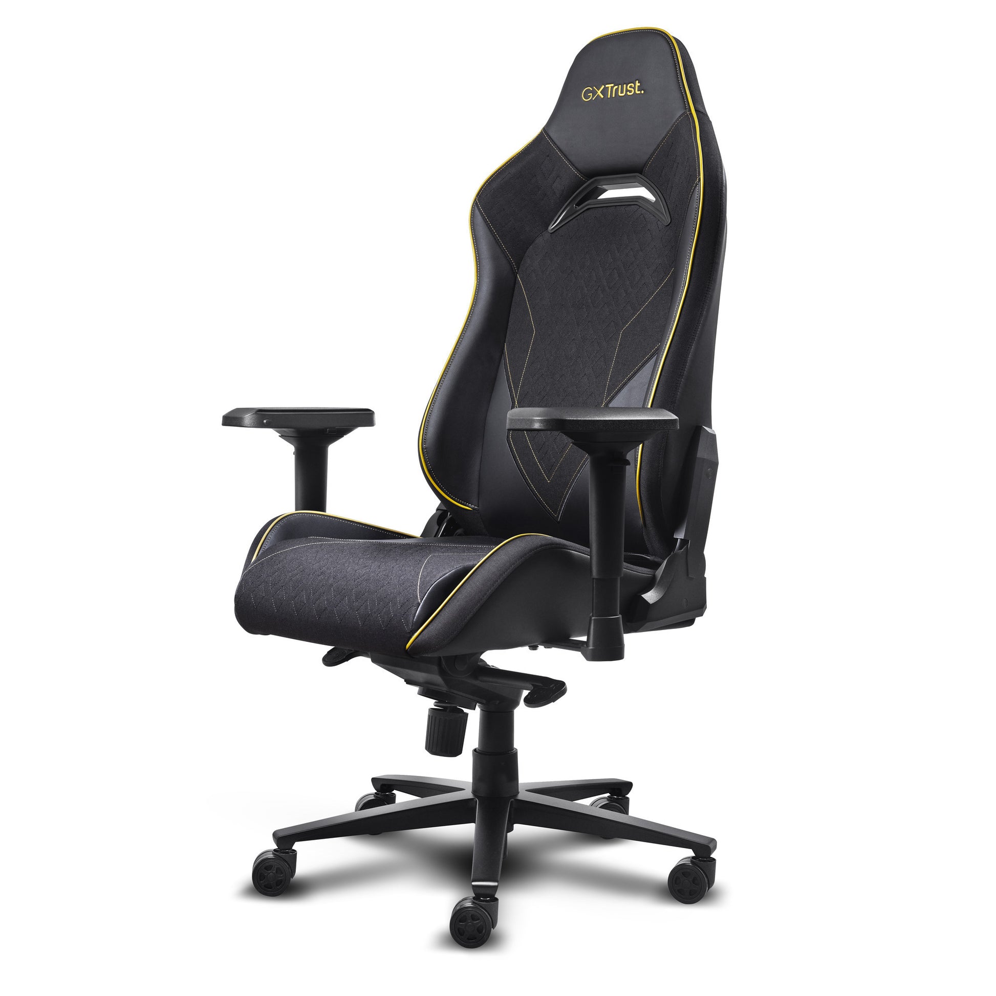 Trust GXT 721 Ruya Pro Premium Comoda sedia da gaming (Nero Giallo)