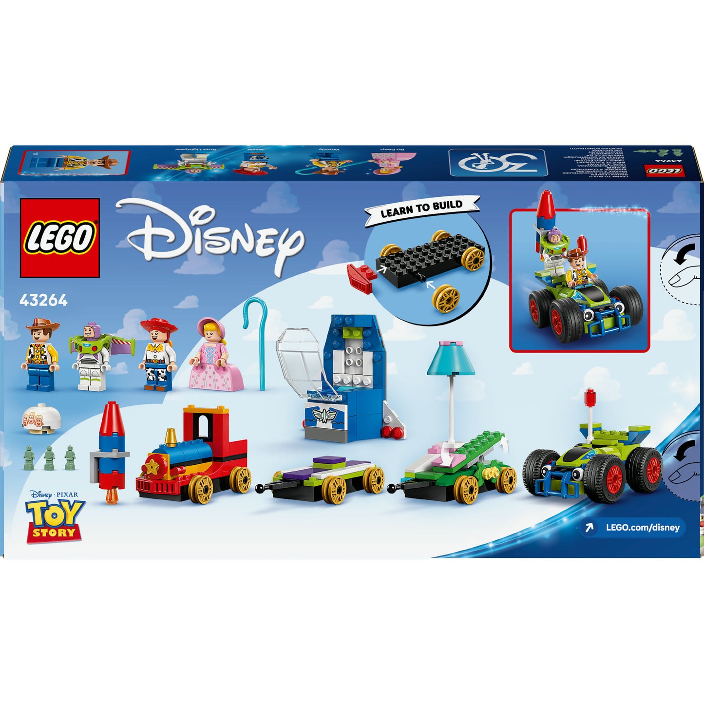 Disney Lego 43264 Pixar Toy Story Feeshrain e RC Auto