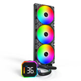 Montech hyperflow digital 360 raffreddamento ad acqua (nero) - afbeelding 3