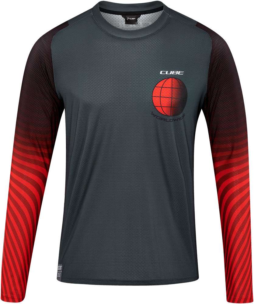 Cube vertice girocollo - maglia mtb manica lunga