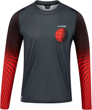 Cube vertex round neck - mtb long sleeve jersey - afbeelding 1