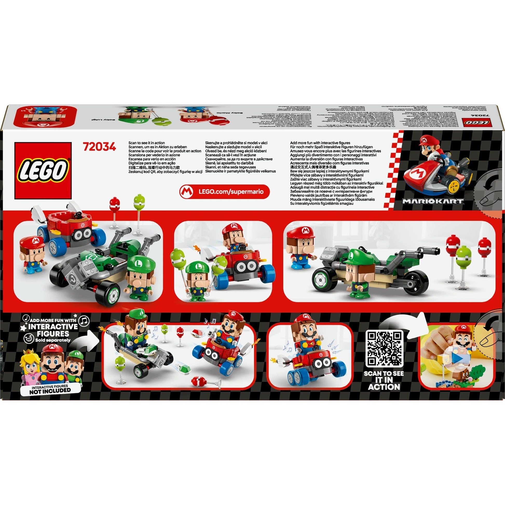 LEGO LEGO Super Mario 72034 Mario Kart Baby Mario vs. Bebé luigi