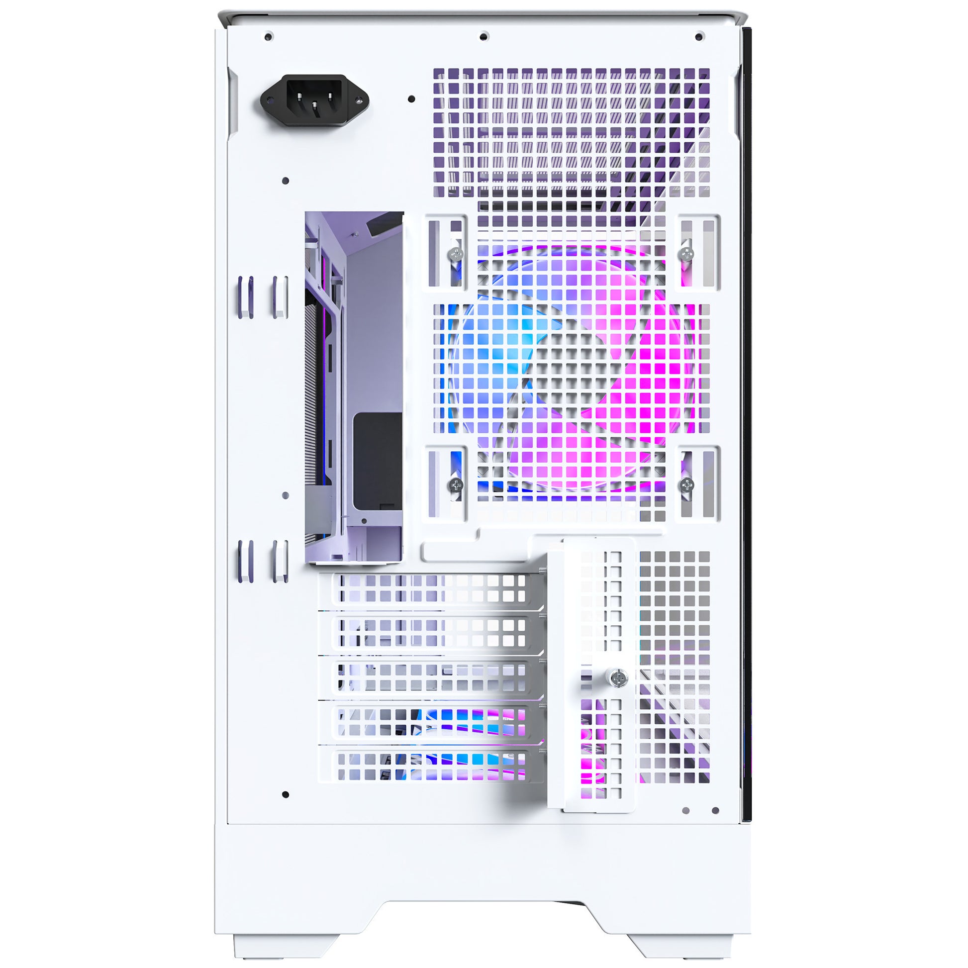 Carcasa torre midi montech king 15 pro (blanca | 2x USB-A | 1x USB-C | RGB | ventana)