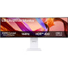 Monitor curvo LG ultrawide 49u950a-w 49 (blanco, HDMI, display port, 2x USB-A, USB-C, 144 Hz)