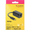 Delock SuperSpeed ​​USB-C (USB 3.1 Gen 1) Masculino> Gigabit La