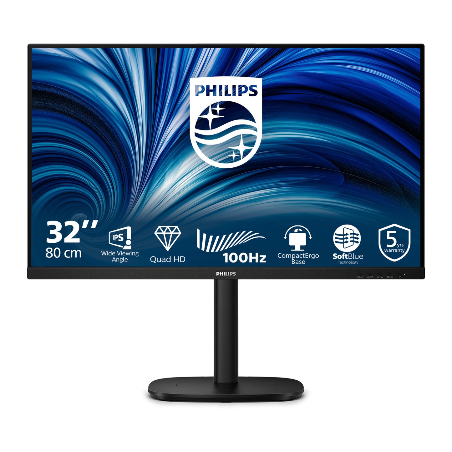 Monitor Philips 32b2n3500 31.5 (negro, 2x HDMI, display port, 3x USB-A, USB-B)
