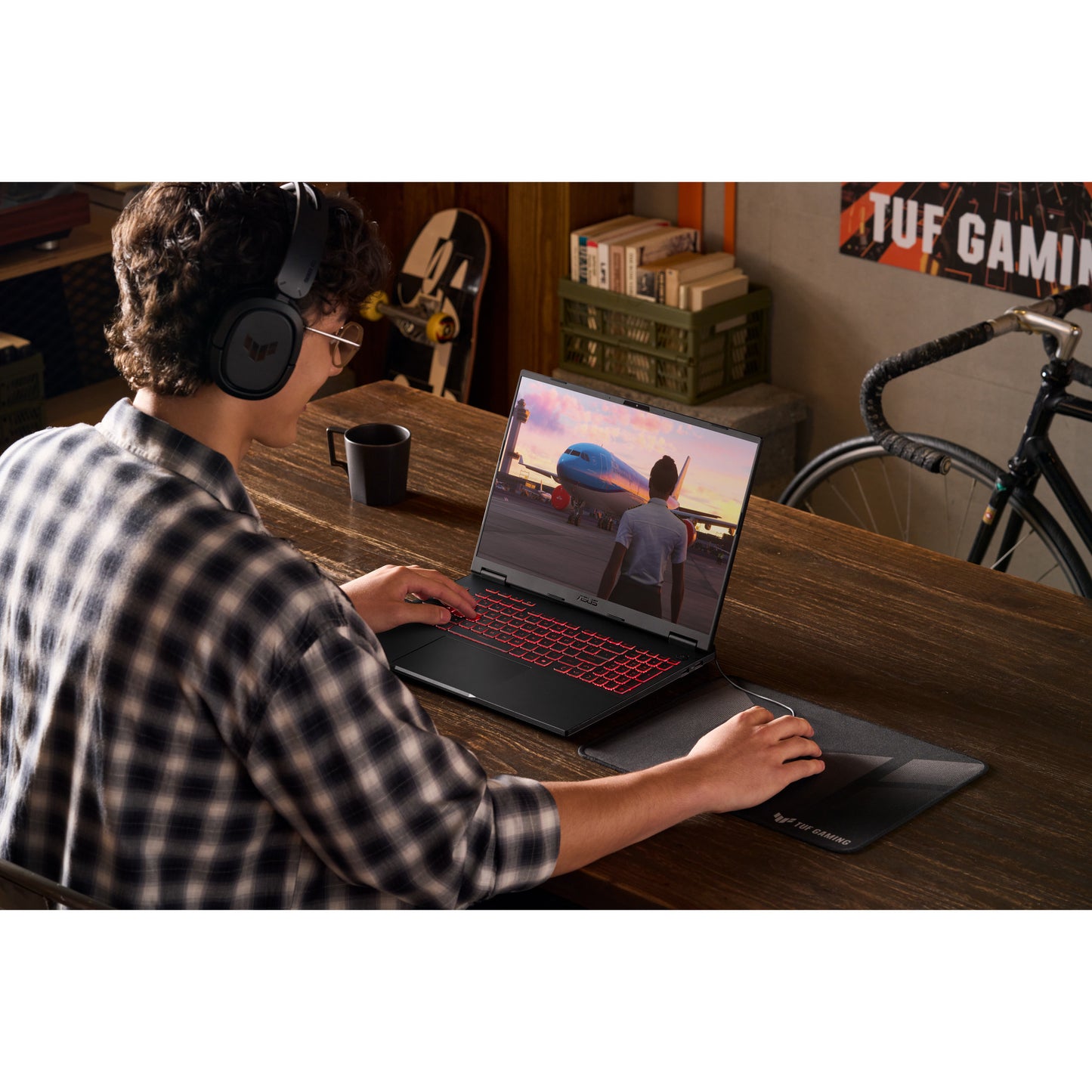 Asus tuf gaming a16 fa608um-rv231w 16 laptop da gioco (nero grigio | r7 260 | rtx 5060 | 16 GB | SSD da 512 GB)