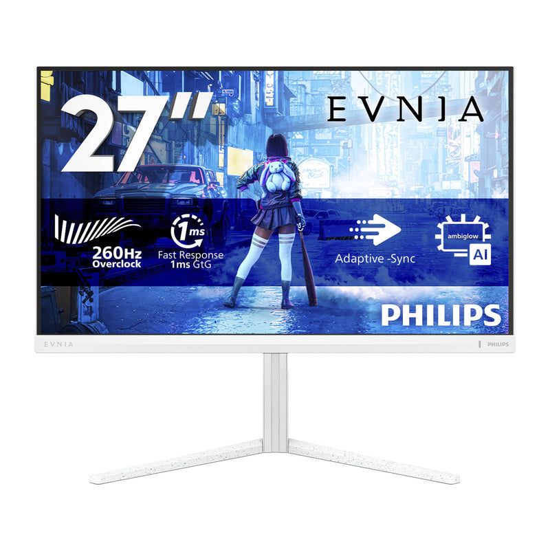 Monitor da gioco Philips Evnia 27m2n5201p 27 (bianco, 2x HDMI, 1x porta display, 260 Hz (OC))