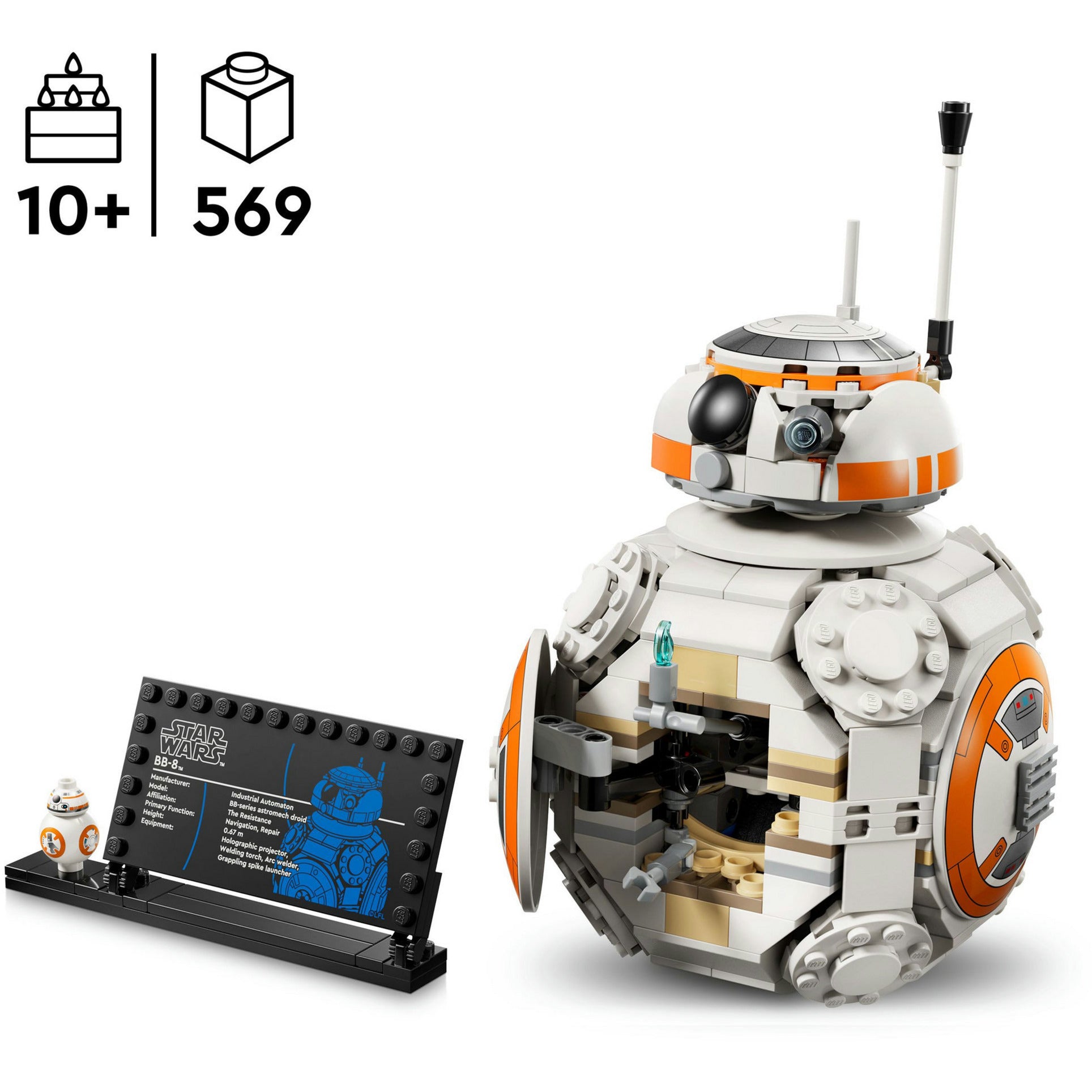 Lego 75452 star wars droide astromecánico bb-8™