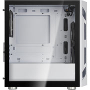 Silverstone fara h1m pro midi tower behuizing (wit | 3x usb-a | rgb | window) - afbeelding 3