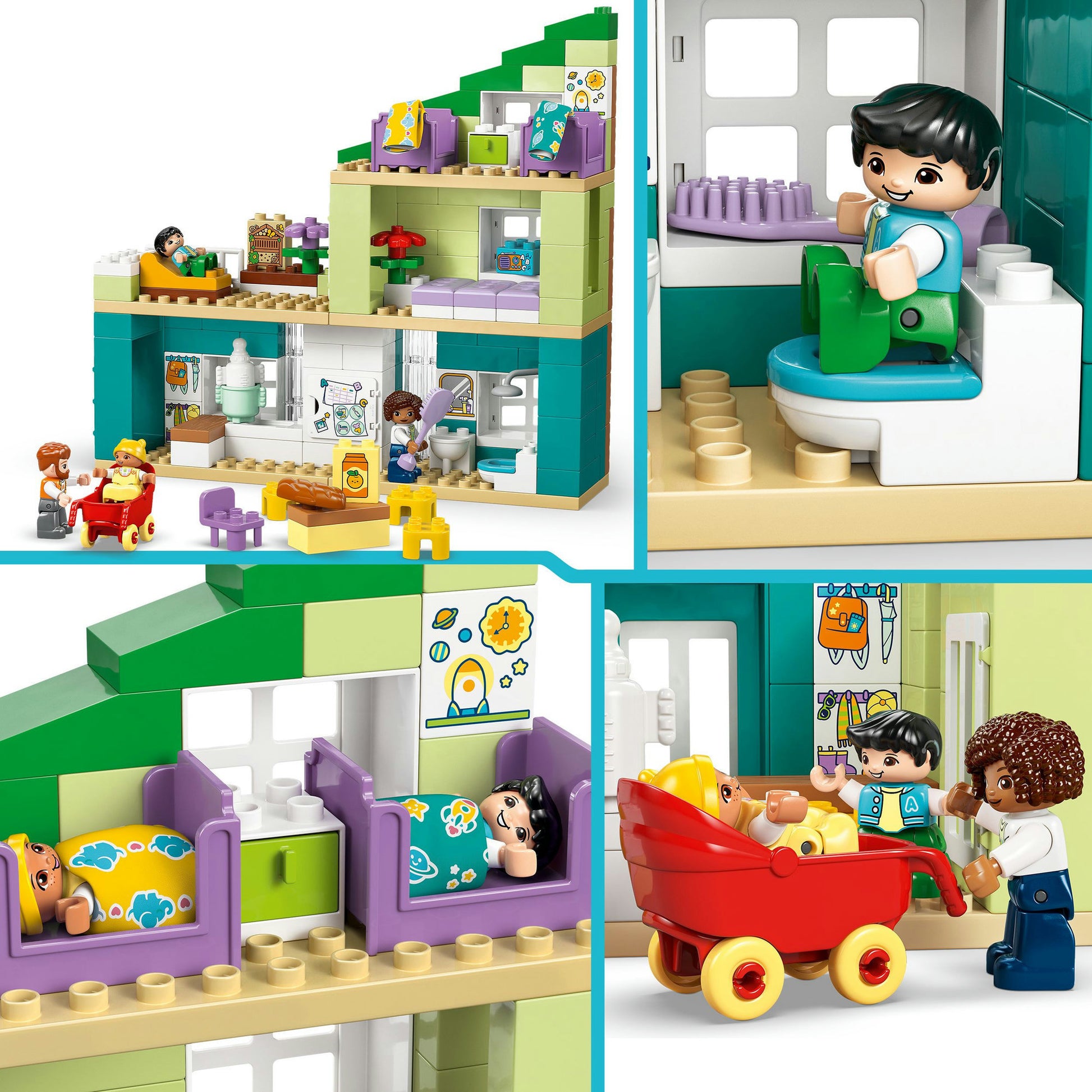 Lego Duplo Town 10470 Casa moderna 3in1 con personaggi