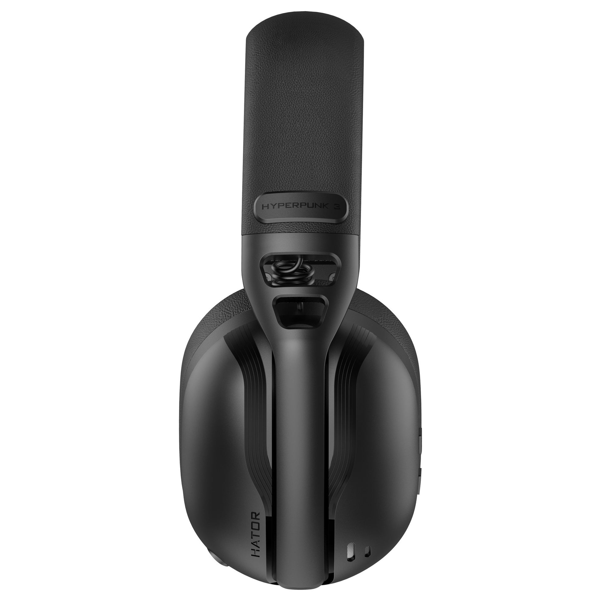 Auriculares supraaurales inalámbricos para juegos Hator hyperpunk 3 (negro, 2,4 ghz bluetooth 5,4 usb-c)